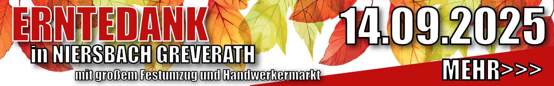 Erntedankfest Niersbach-Greverath 14.09.2025